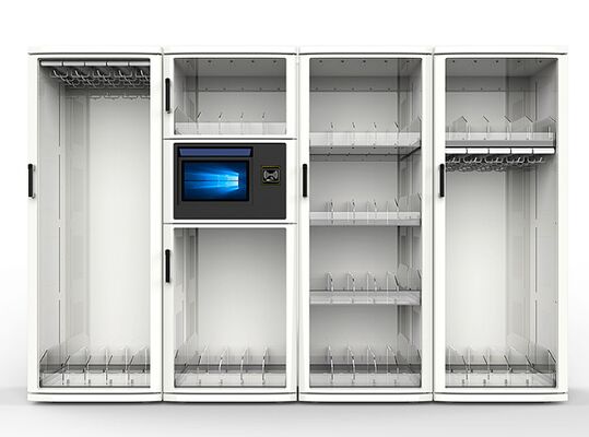 Smart Gown and Shoes Dispensing Inventory management solution, multiple authentication methods